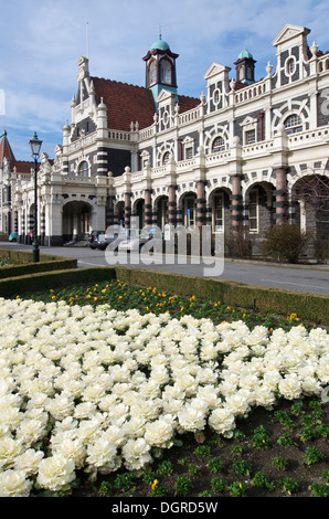 La gare de Dunedin, Dunedin, Nouvelle-Zélande Banque D'Images