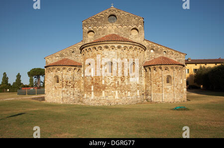 Basilique de San Piero a Grado, Pise, Toscane, Italie, Europe Banque D'Images