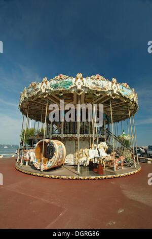 Pour l'ancien rond-point, carrousel, Arcachon, Bordeaux, France, Europe Banque D'Images