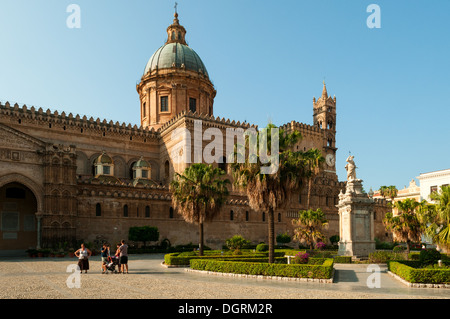 La Cathédrale, Palerme, Sicile, Italie Banque D'Images