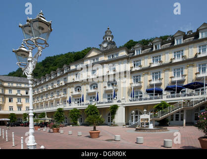 Le Kurhotel Haecker, spa hôtel sur la Lahn, Bad Ems, Rhénanie-Palatinat Banque D'Images