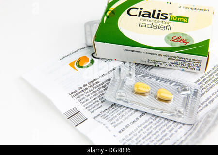 Cialis comprimés pour accroître la virilité Banque D'Images