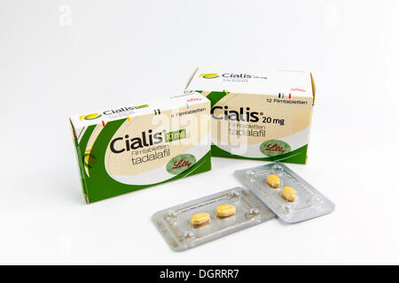 Cialis comprimés pour accroître la virilité Banque D'Images