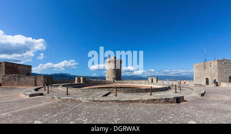 Burg Castill de Bellver, 13. Jahrhundert, Palma de Mallorca, Majorque, Baléares, Espagne, Europa Banque D'Images