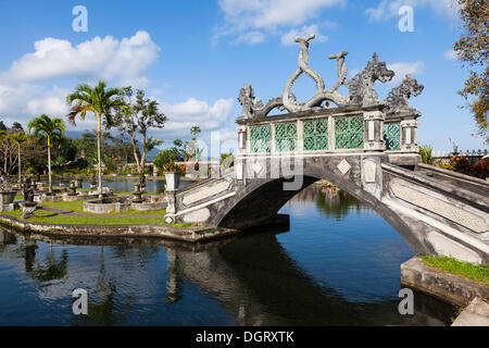 Tirta Gangga ou Tirtagangga water palace, Tirtagangga, Amlapura, Ababi, Bali, Indonésie Banque D'Images