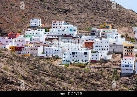 Village de montagne de San Andres, Tenerife, Canaries, Espagne Banque D'Images