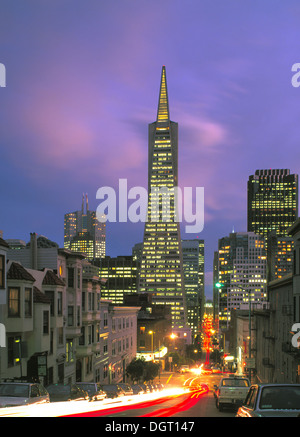 La TransAmerica building, San Francisco, California, USA Banque D'Images