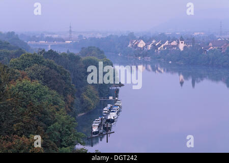 Avis de Rheinfelden - Warmbach vu depuis le silo de l'ancienne brasserie Cardinal à Rheinfelden, canton d'Argovie Banque D'Images