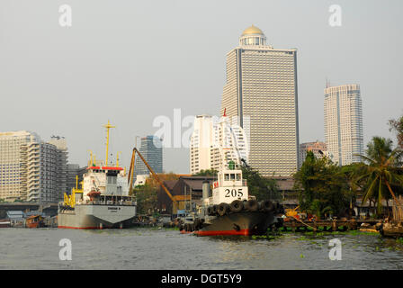 Tour de l'État à la Mae Nam, Menam Chao Phraya, Bangrak, Bang Rak district, Bangkok, Krung Thep, Thailande, Asie Banque D'Images