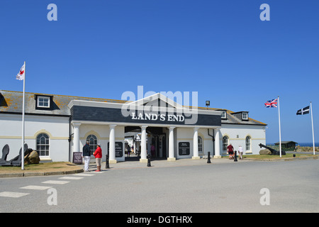 Entrée de Land's End, Cornwall, Péninsule de Penwith, Angleterre, Royaume-Uni Banque D'Images