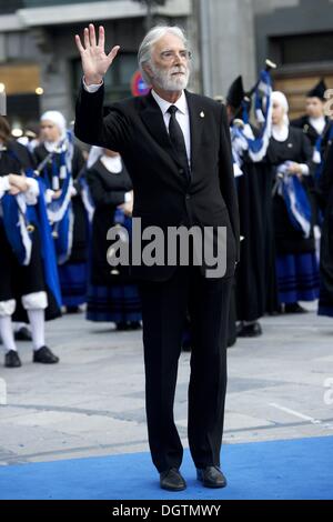 Oviedo, Espagne. 25 octobre, 2013. MIchael Haneke assiste à la "Prix du Prince des Asturies 2013' cérémonie au théâtre Campoamor, 25 octobre 2013 à Oviedo, Espagne. Crédit : Jack Abuin/ZUMAPRESS.com/Alamy Live News Banque D'Images