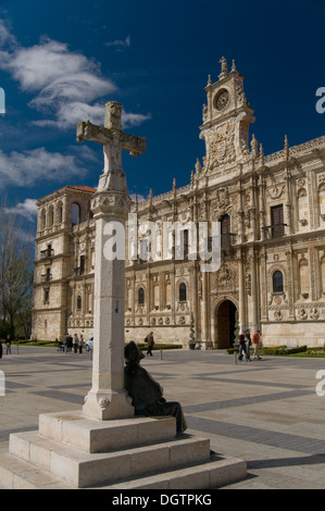 Monastère de San Marcos du xvie siècle dans Leon. Espagne Banque D'Images