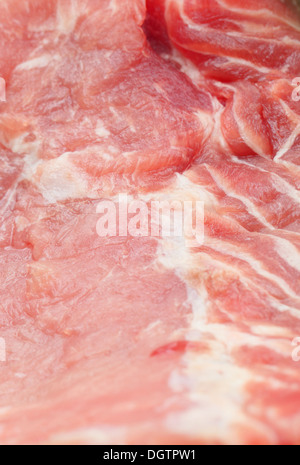 Sur la photo de la viande. Close-up de porc Banque D'Images