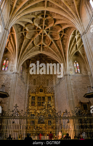 Dôme principal et de l'autel de San Marcos, couvent. Le seizième siècle. Leon, Espagne Banque D'Images