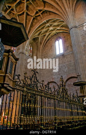 Dôme principal et la chaire du couvent de San Marcos. Le seizième siècle. Leon, Espagne Banque D'Images