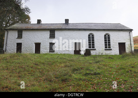 Soar-y-mynydd CM chapelle dans les hautes terres entre Tregaron et Abergwesyn Banque D'Images