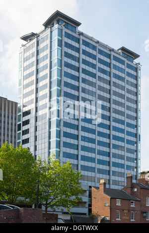 Bâtiment à quai, Broad Street, Birmingham, West Midlands, England, UK Banque D'Images