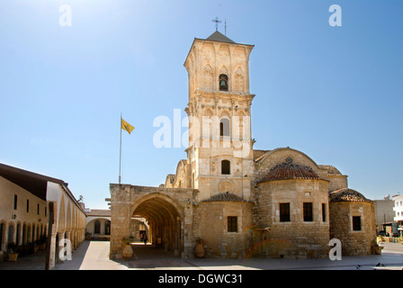 Le christianisme orthodoxe grecque, l'église Agios Lazaros Lazarus, église, clocher, Larnaca, sud de Chypre, République de Chypre Banque D'Images