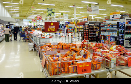 Produits dans un supermarché à Toronto, Canada Banque D'Images