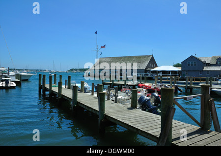 Marina dans Edwardstown, Martha's Vineyard, Massachusetts, USA Banque D'Images