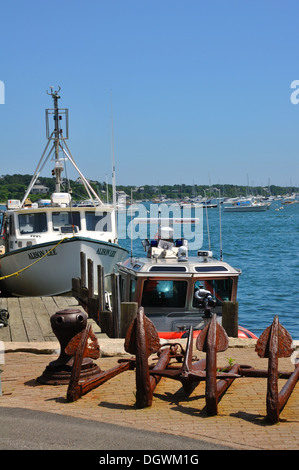 Marina dans Edwardstown, Martha's Vineyard, Massachusetts, USA Banque D'Images