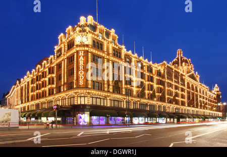 Grand magasin Harrod's à Londres Banque D'Images