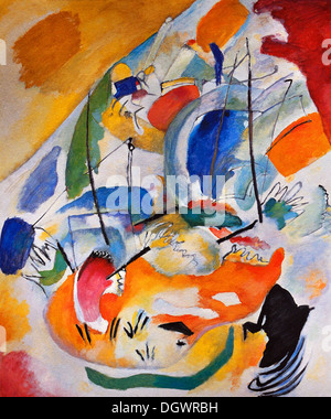31 l'Improvisation (bataille de la mer) - par Wassily Kandinsky, 1913 Banque D'Images