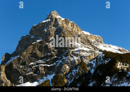 Bire Mountain, 2502m, la montagne locale de Kandersteg, Alpes Bernoises, Kandersteg, Canton de Berne, Suisse Banque D'Images