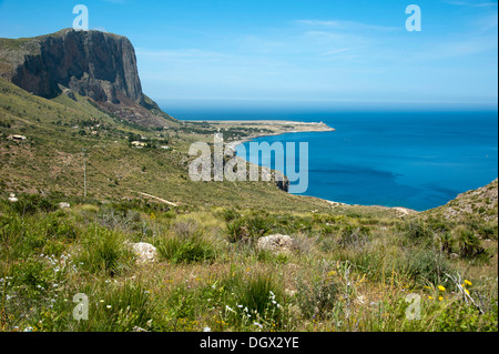 Paysage près de San Vito la Capo, Sicile, Italie, Europe Banque D'Images