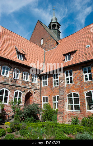Luene Abbaye, monastère bénédictin, Lunebourg, Basse-Saxe, Allemagne Banque D'Images