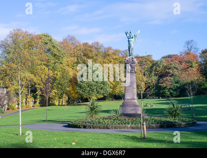 Mémorial de la guerre des Boers en Afrique du Sud, Parc Saltwell Gateshead, England, UK Banque D'Images