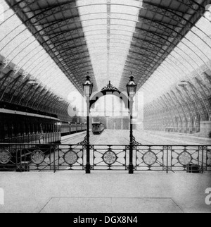 Ancienne photo de la gare Grand Central Terminal, New York City, USA, 1871 Banque D'Images