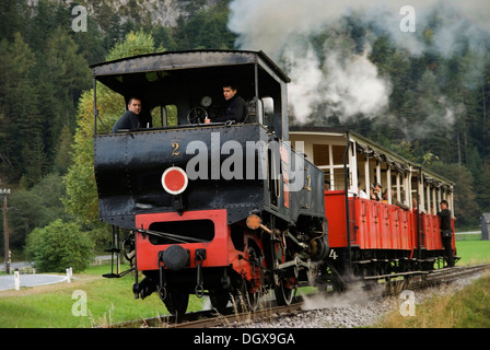 Chemin de fer à crémaillère à vapeur historique Achensee, Tyrol, Autriche, Europe Banque D'Images