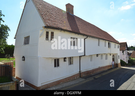 La Guildhall, Church Hill, Finchingfield, Essex, Angleterre, Royaume-Uni Banque D'Images