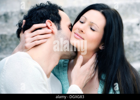 Young woman's neck, Autriche Banque D'Images