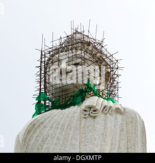 Le plus grand saint blanc Bouddha à Phuket, Thailande. Banque D'Images