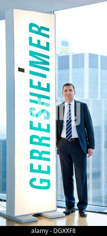 Uwe Roehrhoff, chef de la direction, directeur général de Gerresheimer AG, fournisseur de solutions d'emballage et de systèmes et de verre Banque D'Images