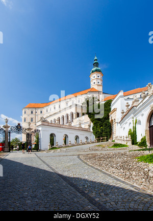 Château de Mikulov, République tchèque. Banque D'Images