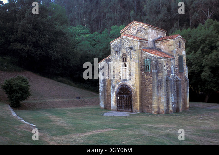 San Miguel de Lillo, Oviedo, Pre-Romanesque culte près de Oviedo Banque D'Images