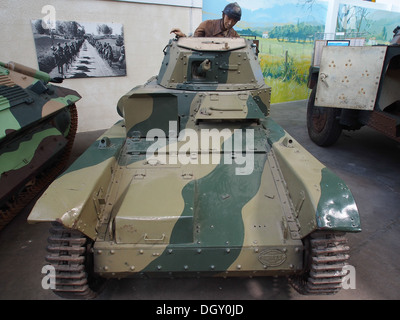 Renault AMR 33, des chars dans le tank museum, Saumur, France, pic-2 Banque D'Images