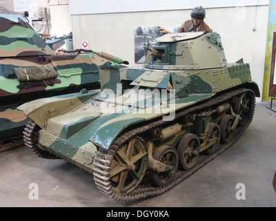 Renault AMR 33, des chars dans le tank museum, Saumur, France, pic-4 Banque D'Images