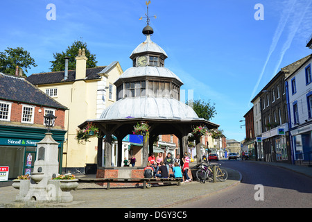 Market Cross, Market Place, North Walsham, Norfolk, Angleterre, Royaume-Uni Banque D'Images