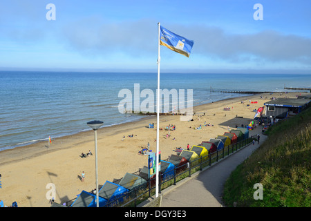 Mundesley Beach, Mundesley, Norfolk, Angleterre, Royaume-Uni Banque D'Images