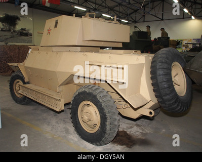 1943 Marmon Herrington RADIOCOM.ORG MkIV, voiture blindée dans le tank museum, Saumur, France, pic-7 Banque D'Images