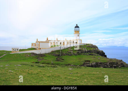 Phare, neist Point, île de Skye, Écosse, Royaume-Uni, Europe Banque D'Images