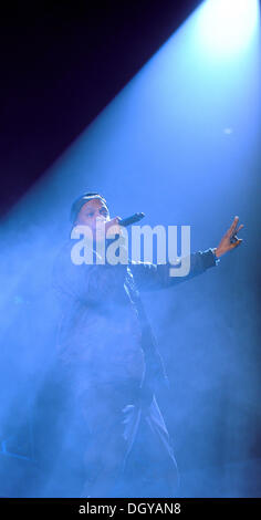 Hambourg, Allemagne. 27 Oct, 2013. Le chanteur Jay Z effectue sur scène pendant un concert de sa tournée mondiale "Magna Carter' à O2 World à Hambourg, Allemagne, 27 octobre 2013. Jay Z donnera deux concerts en Allemagne. Photo : Angelika Warmuth/dpa/Alamy Live News Banque D'Images