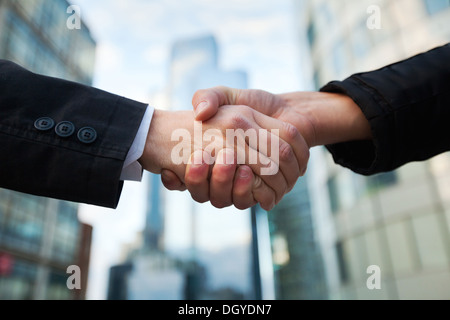 Transaction commerciale Banque D'Images