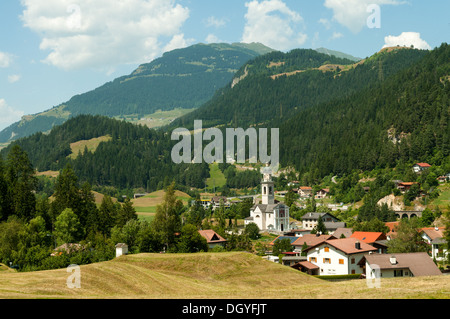 De Zee-alpen Julier, Suisse Banque D'Images