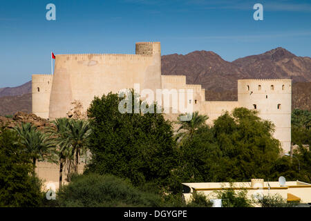 Rustaq Fort, Rustaq, Al Batinah Région, Oman Banque D'Images