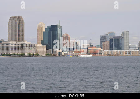 Toits de Jersey City, New Jersey, USA, États-Unis d'Amérique, Amérique du Nord Banque D'Images